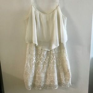 Little White Crochet Dress - American Eagle